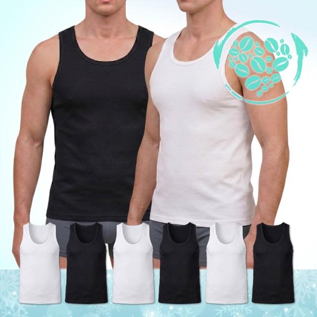 【富立金】6件組-酷涼抗夏輕著男背心M/L/XL-(L305 吸濕排汗 涼感透氣 男性內著)