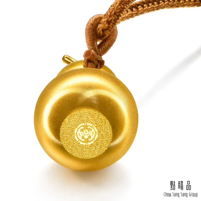【點睛品】貓眼葫蘆 黃金項鍊_計價黃金(大)
