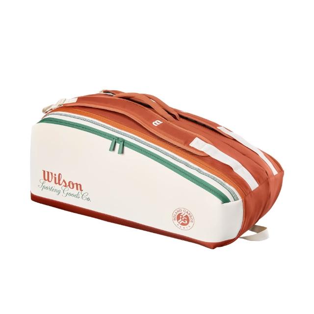 【WILSON】ROLAND GARROS 2026 9PK RACKET BAG Cream 配件 網球拍袋 米色 WR8052801001