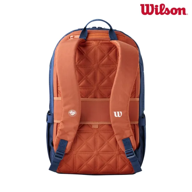 【WILSON】ROLAND GARROS 2026 SESSIONSOIRE BACKPACK 配件 後背包 海軍藍 WR8054001001