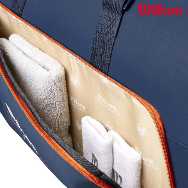 【WILSON】RG 2026 LARGE DUFFEL 配件 圓筒包 海軍藍 WR8054101001