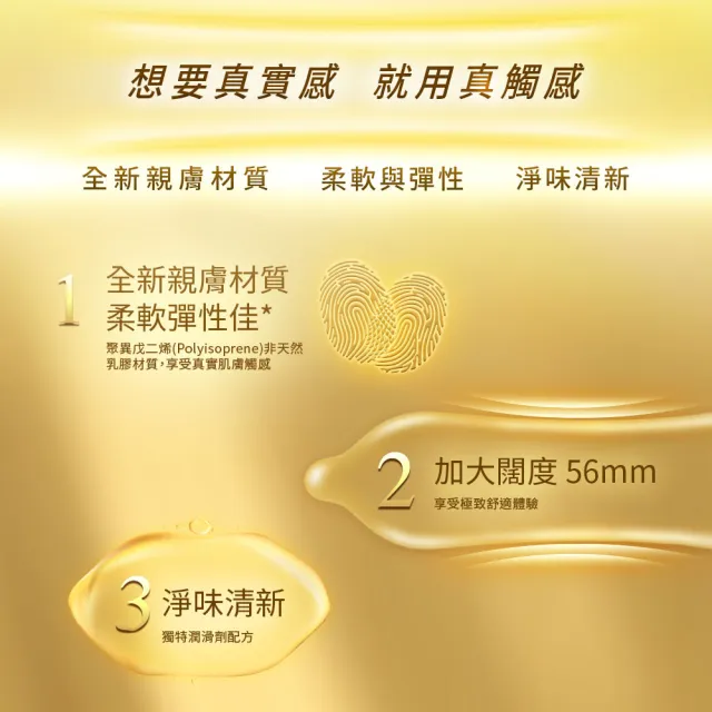 【Durex 杜蕾斯】真觸感裝衛生套4盒(共32入 保險套/衛生套/避孕套/安全套/避孕/保險套推薦)