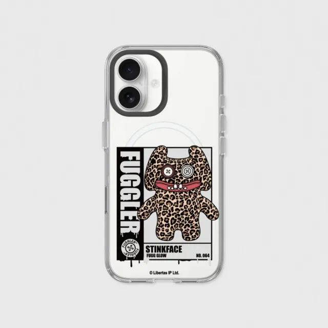【RHINOSHIELD 犀牛盾】iPhone 15/16/17系列 Clear透明防摔磁吸手機殼/豹意思 請收編(Fuggler放克牙寶)