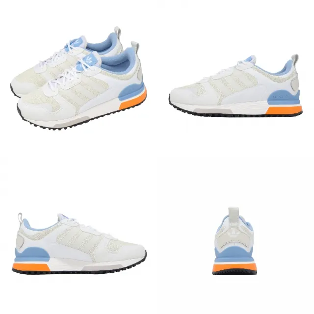 adidas 愛迪達】休閒鞋ZX 700 HD J 大童女鞋白藍復古拼接運動鞋HP8872