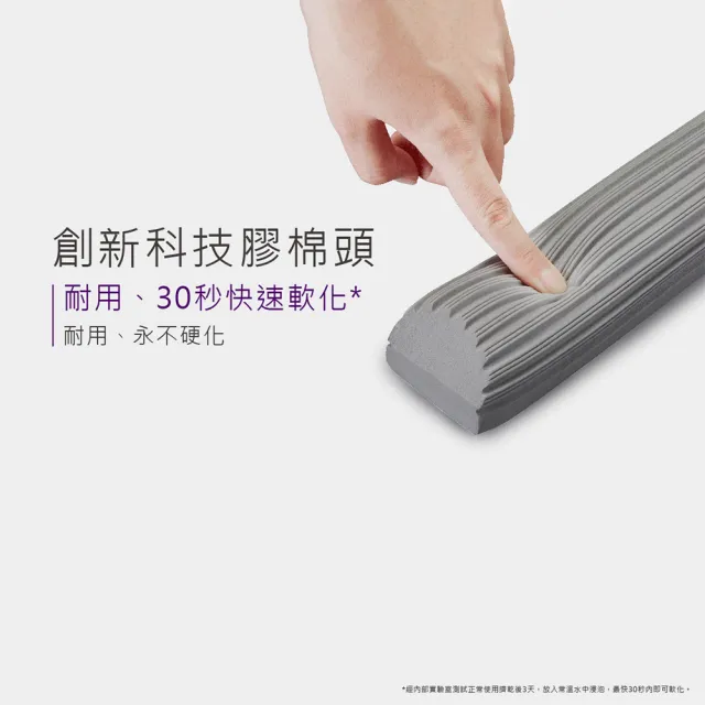 【好神拖】美型免手洗膠棉拖把替換頭(美型膠棉拖把專用)