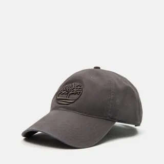 【Timberland】男款黑灰色刺繡LOGO棒球帽(A66BAJ55)
