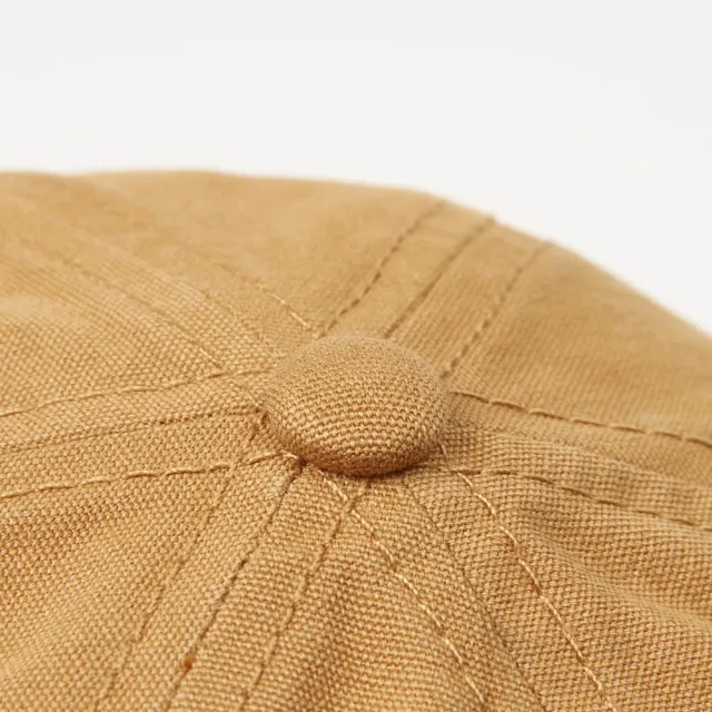 【Timberland】中性小麥色刺繡LOGO棒球帽(A66BA231)