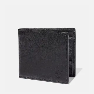 【Timberland】男款黑色牛皮皮夾(A1DFU001)