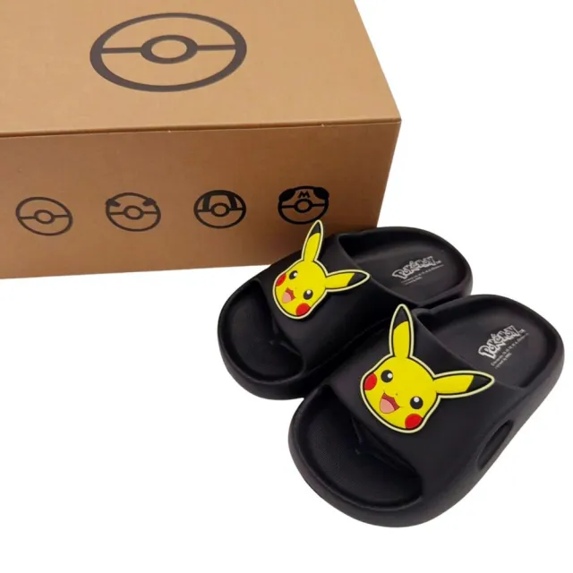 【POKEMON 精靈寶可夢】台灣製寶可夢皮卡丘拖鞋 男寶 女寶 中大童 童鞋