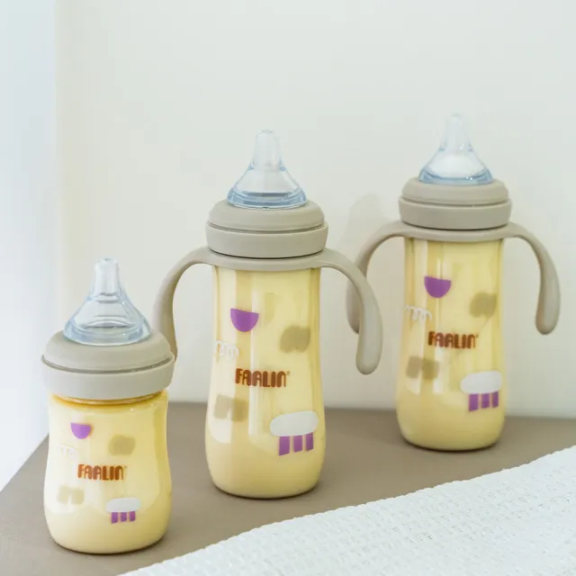 【Farlin】Grow With Colors 寬口PPSU防脹氣奶瓶150ml(0M+) - 多款可選