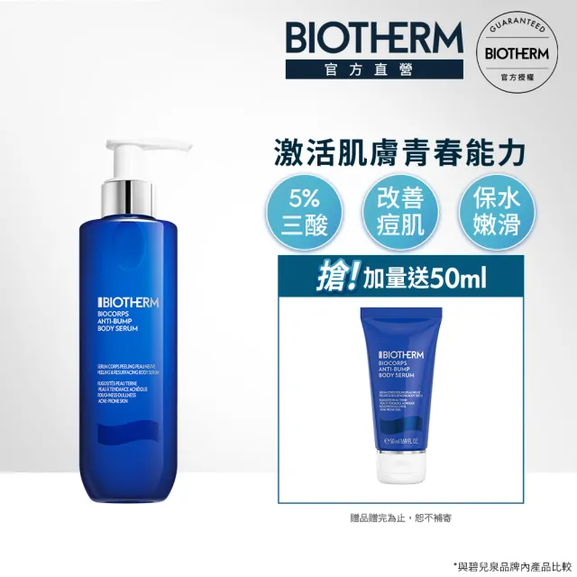【Biotherm 碧兒泉】官方直營 奇蹟三重酸煥膚身體精華200ml(BIOTHERM身體保養)
