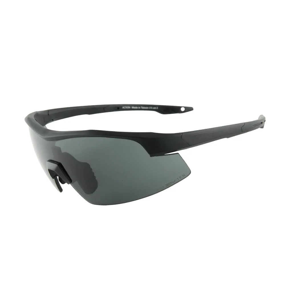 ZIV】官方直營ACTION戰術安全眼鏡(尼龍耐衝框、防撞、防霧鏡片、可調整