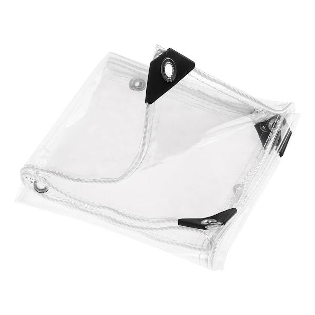 【Incare】100x200cmPVC透明防水帆布-1入組(3.3尺x6.6尺/檔雨布 棚布 溫室 檔風布)