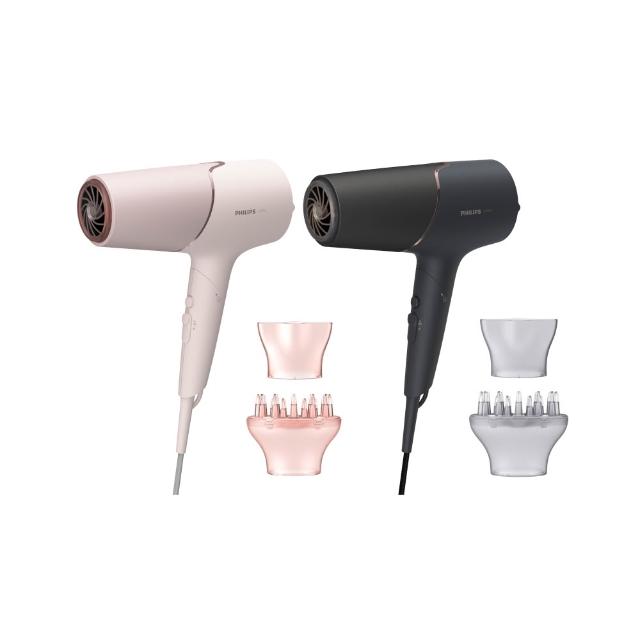 【Philips 飛利浦】BHD538 智能護髮礦物負離子吹風機 (兩色任選/防曬護色/抗UV黑科技/2倍負離子/官方直營)
