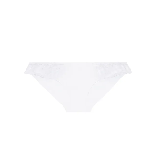 【Simone Perele 西蒙佩兒】三角內褲｜INTRIGUE 巧思 法式蕾絲 蕾絲內褲 法國精品 精緻優雅 經典白 白色