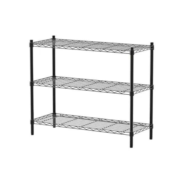 【dayneeds 日需百備】輕型 90x35x75公分 烤漆三層架 兩色可選(鐵力士架/收納層架/鞋架/展示架/層架/鐵架)