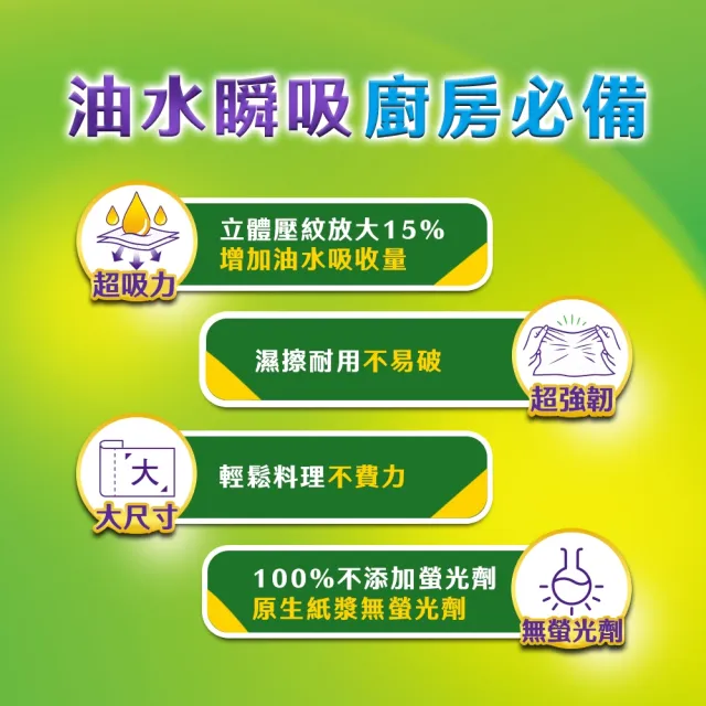 【MAY FLOWER 五月花】超強韌廚房紙巾(60組*48捲)