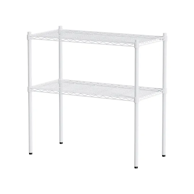 【dayneeds 日需百備】輕型 90x45x90公分烤漆二層架(鐵力士架/收納層架/鞋架/展示架/層架/鐵架)