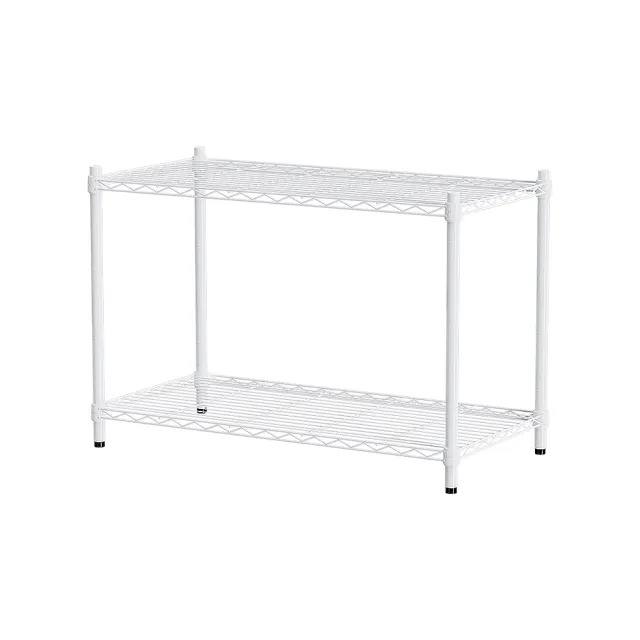 【dayneeds 日需百備】輕型 90x45x60公分 烤漆二層架(鐵力士架/收納層架/鞋架/展示架/層架/鐵架)