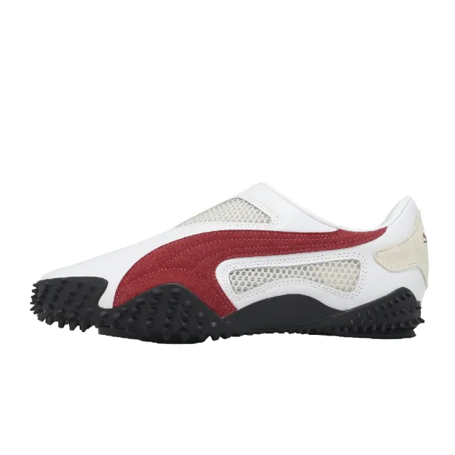 【PUMA】休閒鞋 Ur Mostro 男鞋 白 紅 復古 魔鬼氈 怪獸鞋 橡膠鞋釘 401720-02