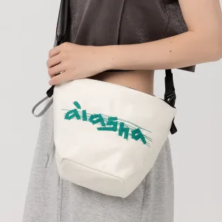 【a la sha】工藝繡花Logo休閒包