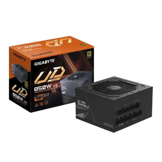 【GIGABYTE 技嘉】UD850GM PG5 V2 電源供應器(金牌/850W)