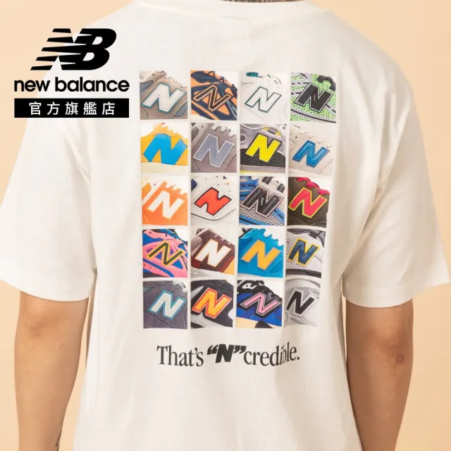 【NEW BALANCE】NB 短T N標誌印花短袖上衣_男性_白/黑色_MT6161TQBK_MT6161TQSST(美版 版型偏大)