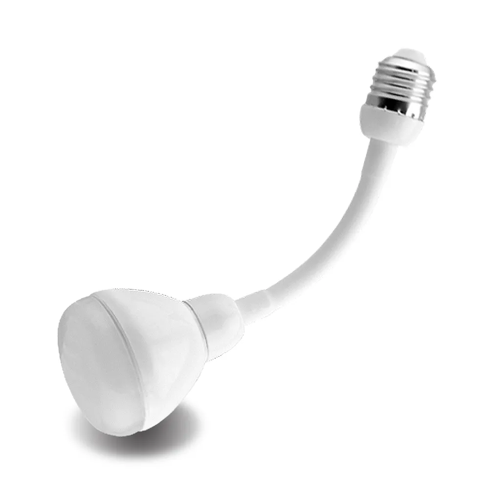 LED雷達感應燈4.5W E27彎管式螺旋型(白光、黃光)