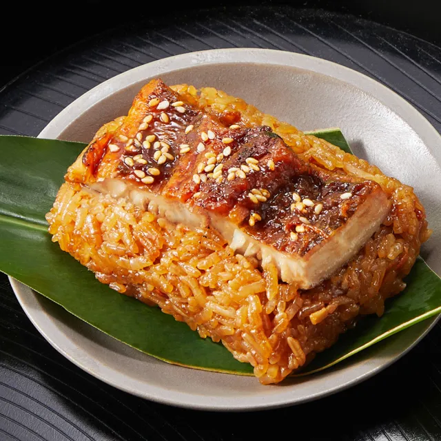 四代目菊川 日式鰻魚飯捲禮盒4入x2盒(90g*4顆/盒x2/端午節肉粽．賞星鮮嚴選)
