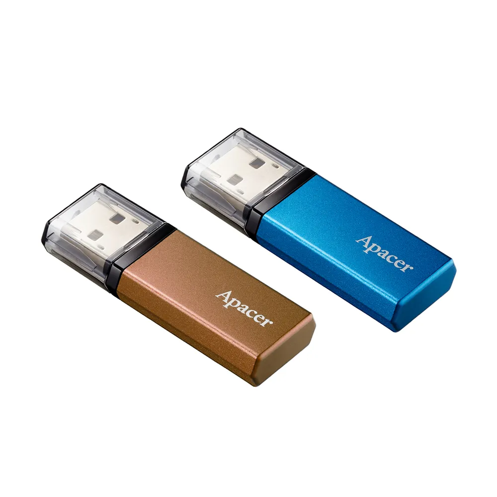 【Apacer 宇瞻】128GB AH25C USB 3.2 Gen 1 隨身碟(海洋藍/古典銅)