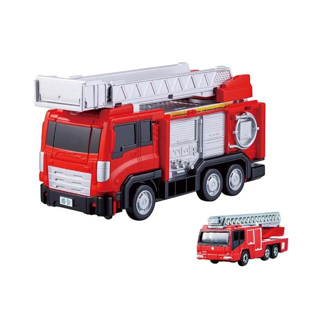 【TOMICA】變形消防車