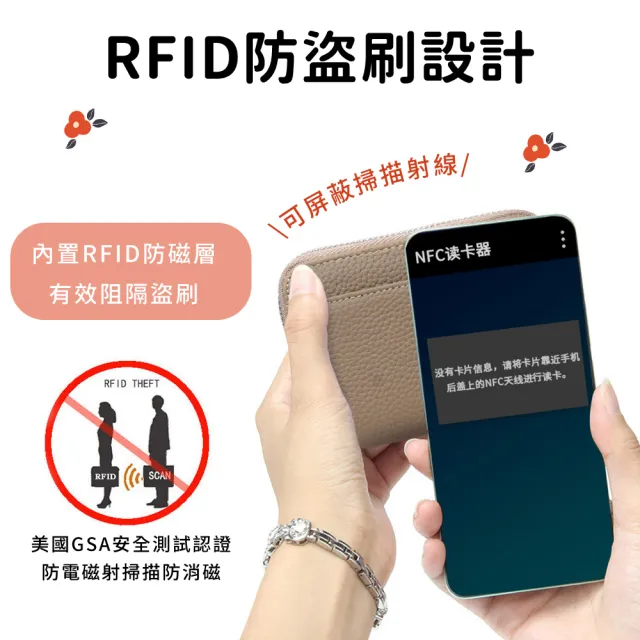 【DREAMCATCHER】防盜刷日幣分格錢包(RFID防盜/短夾/分層皮包/皮夾)