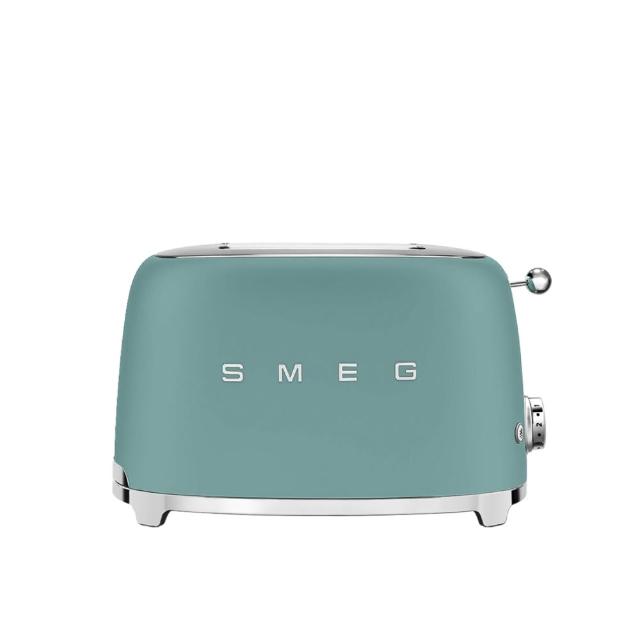 【SMEG】2片式烤麵包機-琉璃綠(TSF01EGMUS 公司貨)