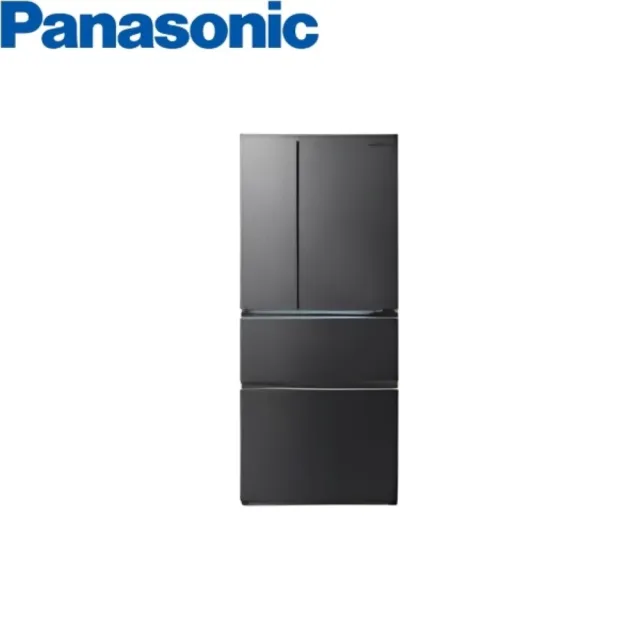 【Panasonic 國際牌】家電快配★ECONAVI 610L四門變頻電冰箱 無邊框岩板玻璃(NR-D615XGS-B)