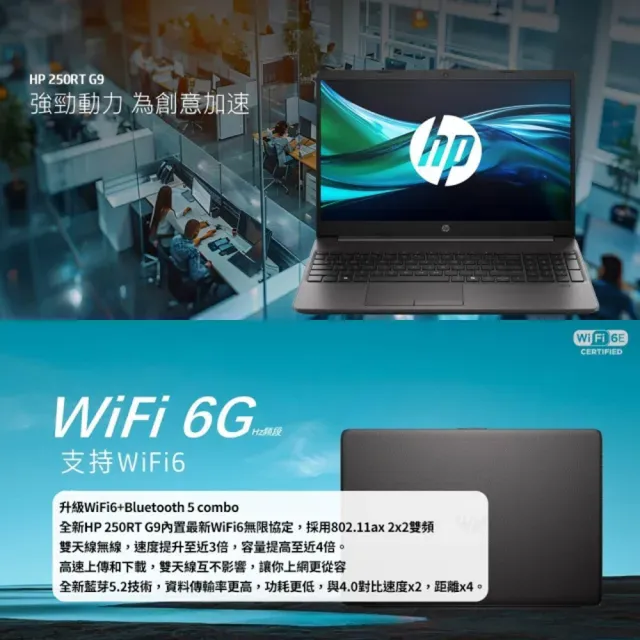 【HP 惠普】M365★15.6吋 N150 商務筆電(250RT G9/N150/8G/256G SSD/無作業系統)