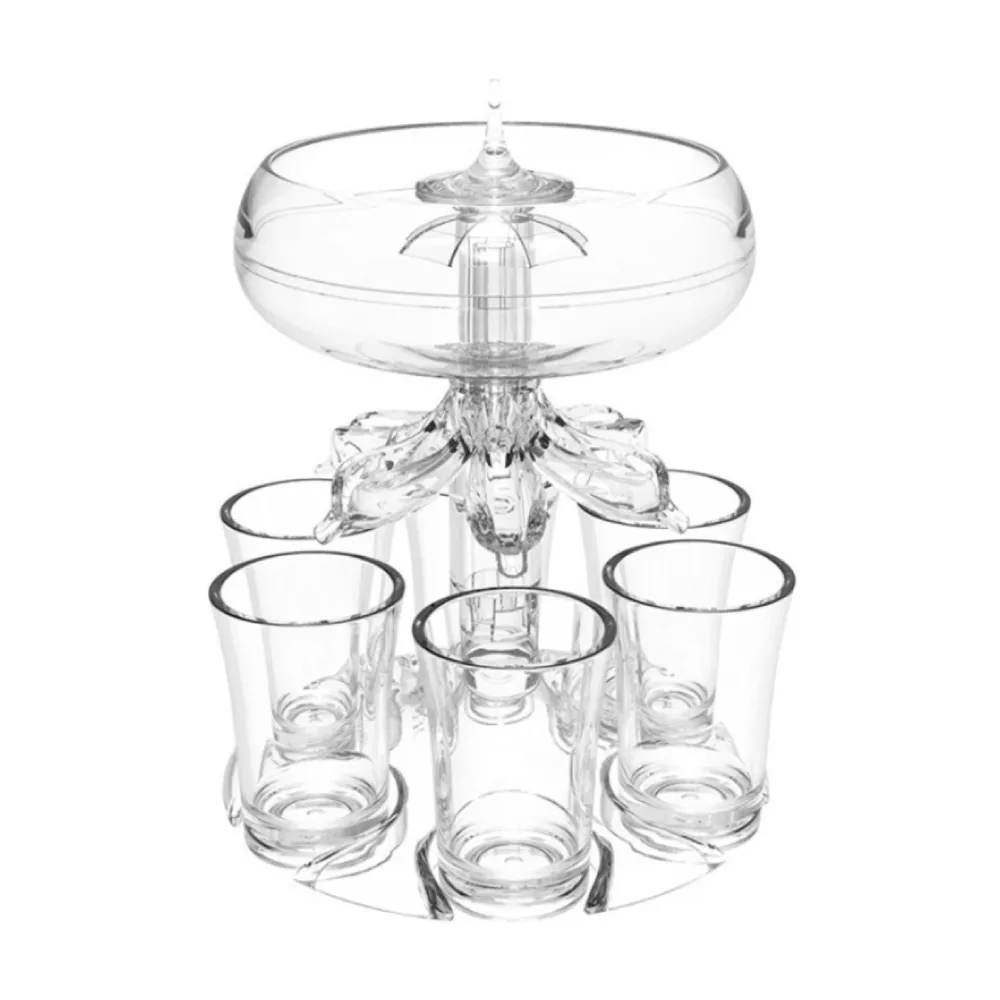 PartyTime】派對分酒器-含SHOT杯(倒酒神器酒杯架聚會Party 遊戲氛圍酒