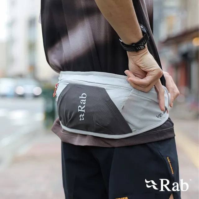 【RAB】Veil 1L 輕量野跑腰包 1L  石像灰/石墨灰 #QAP35