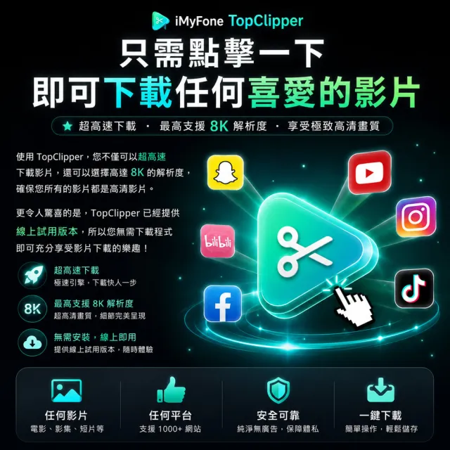 【iMyFone】TopClipper(WIN基礎版一個月)