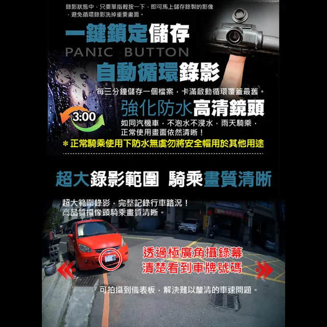 【X-BIKE】限時體驗價-單行車紀錄功能 台灣製 隱裝式FHD極廣角復古安全帽(含鏡片、電池、充電器、記憶卡)