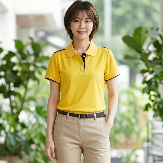 【遊遍天下】MIT台灣製女款抗UV吸濕排汗短袖POLO衫 多色多款 (M-5L 大尺碼)