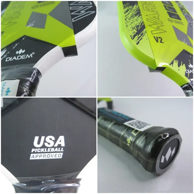 DIADEM Warrior v2 匹克球拍 無邊框設計 USAPA認證 (PP10026/PP10027)