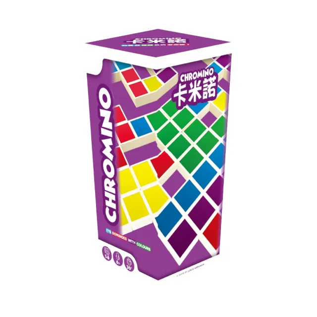 【Asmodee 艾賜魔袋】卡米諾 小盒版 Chromino Small Box (益智桌遊 顏色配對 邏輯思考 親子家庭 策略小品)