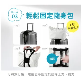 【VOLA 維菈】8字彈力行李固定帶 行李箱防爆十字打包帶 行李束帶 旅行掛帶 隨身包加固帶