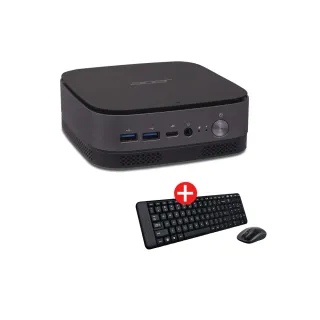 【Acer 宏碁】+羅技無線鍵鼠★RB101 雙核迷你電腦(RB101/N4500/4G/128G SSD/W11P)