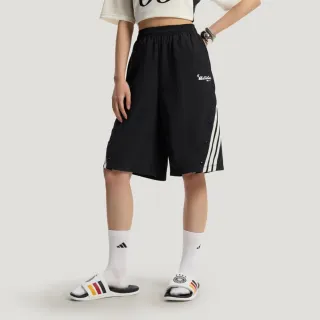 【adidas 愛迪達】Tiro Shorts 女 短褲 運動短褲 休閒短褲 黑 亞版 寬鬆 舒適(KZ2392)