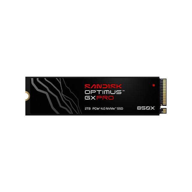【SanDisk 晟碟】Optimus GX Pro 850X 2TB NVMe SSD固態硬碟(SDSP81200TAN-000E0)