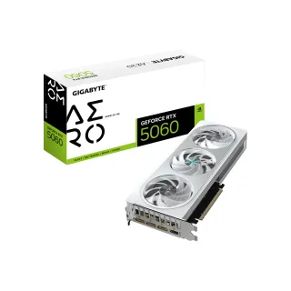 【GIGABYTE 技嘉】GeForce RTX 5060 AERO OC 8G 顯示卡(GV-N5060AERO OC-8GD)