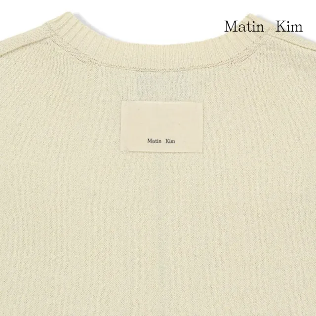 【MATIN KIM】官方旗艦 水洗工藝口袋針織背心(多款可選)