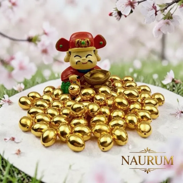 (NAURUM)黃金金豆招財黃金蛋0.05錢多款任選一1入
