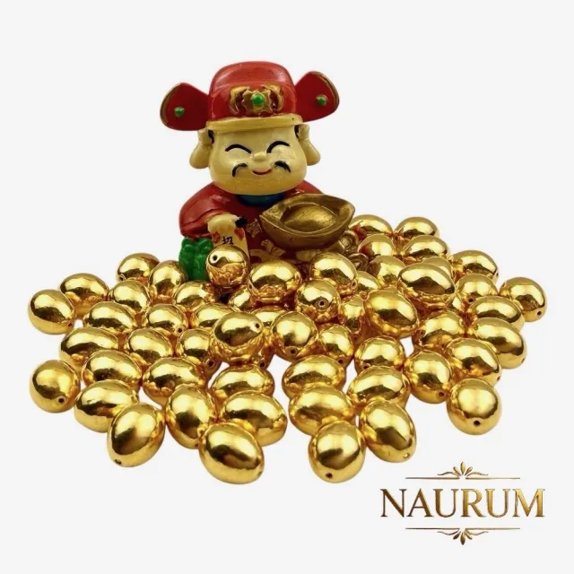 (NAURUM)黃金金豆招財黃金蛋0.05錢多款任選一1入